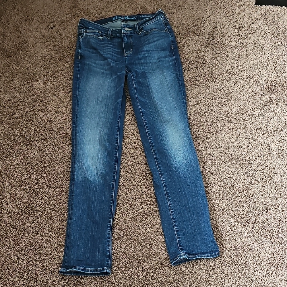 Eddie Bauer Women's Slightly Curvy Straight Leg Jeans 2